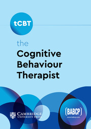 the Cognitive Behaviour Therapist